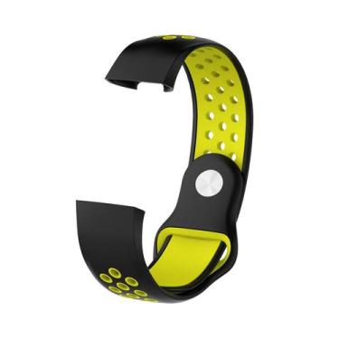 Imagem de Pulseira Sport compatível com Fitbit Charge 3 - Estilo no Pulso, Preta
