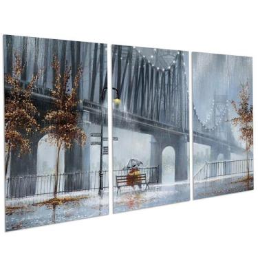 Imagem de Quadros Decorativos Jeff Sala Escritório Quarto Moderno Casal PMG - D.