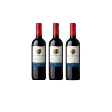 Imagem de Kit Vinho Santa Helena Cabernet E Merlot Reservado 750ml 3uni