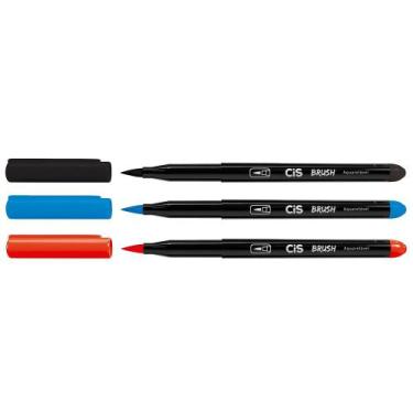 Imagem de Kit 03 Caneta Pincel Marcador CIS Brush Pen Escolha a Cor