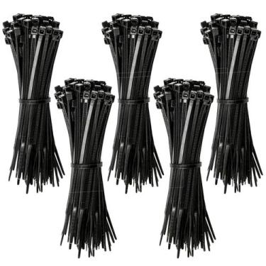 Imagem de Abraçadeira Nylon Fita Hellermann 3,6X200MM Preto C/ 500 UN - Tradesta