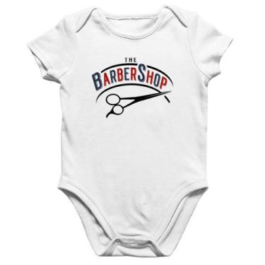 Imagem de Body Bebê Algodão The Barber Shop - Foca na Moda, Branco, G