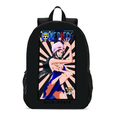 Imagem de Mochila Escolar Infanto Juvenil Anime Mangá One Piece Nico Robin  Novi