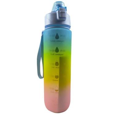 Imagem de Garrafa Tie Dye Plástico 1000 ML - GDR0486 - CenterCoisas, Colorido