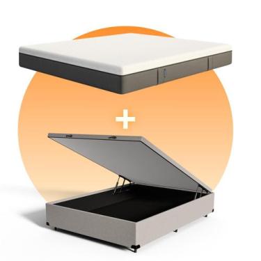 Imagem de Kit Colchão Emma Original + Cama Baú Emma Casal