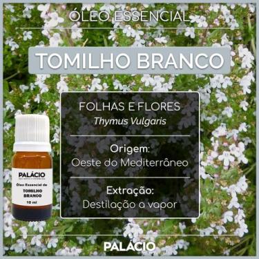 Imagem de Óleo Essencial de Tomilho Branco 10 ml 100 Puro - Palácio das Artes e 