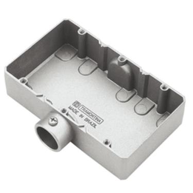 Imagem de Condulete Alumínio Triplo E 3/4'' Sem Rosca 56112/042 - Tramontina, Ci