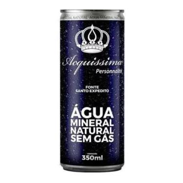 Imagem de Água Mineral Sem Gás Acquissima Lata 350ml Fardo c/12un, 350ml