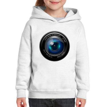 Imagem de Moletom Infantil Lente Câmera - Foca na Moda, Branco, 8