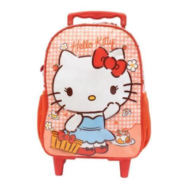 Imagem de Mochila com Rodinhas 16 Hello Kitty R 10860 - Xeryus