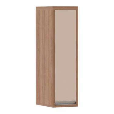 Imagem de Armário Aéreo 20 cm 1 Porta de abrir 1 Prateleira Lari Luciane Móveis,