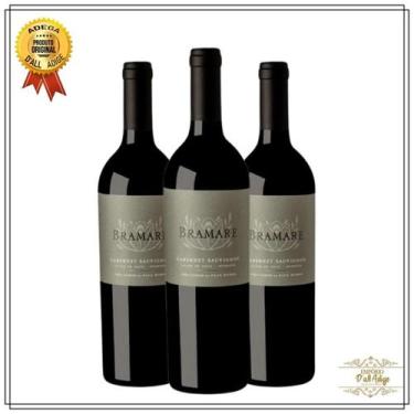 Imagem de Kit 3 Vinhos Bramare Cabernet Sauvignon