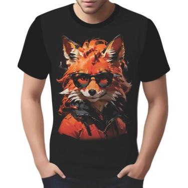 Imagem de Camisa Camiseta Tshirt Animais Óculos Raposa Moderna 3 - Enjoy Shop, I