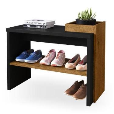 Imagem de Sapateira Banco Para Hall De Entrada Quarto Com Nicho Londres - Beauty