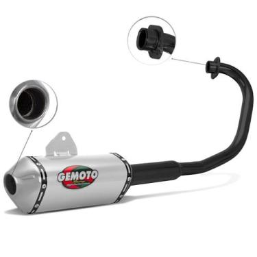 Imagem de Escapamento Esportivo Motos Honda Titan 125 Ks Kse 2000 À 2004 Fan 125