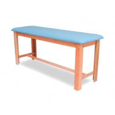 Imagem de Maca Divã em Madeira com Orifício para Rosto - Arktus - Azul Claro