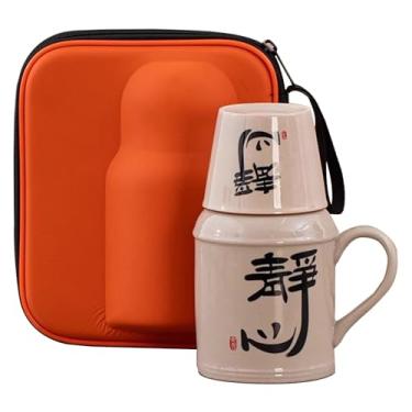Imagem de Xícara De Chá Chinesa Com Tampa, Xícara De Chá Vintage Versátil, Conjunto De Bule De Cerâmica Para Escritório Doméstico(Style2)