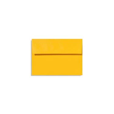 Imagem de Envelopes de convite LUXPaper A6 para 4 5/8 x 6 1/4 cartões em 80 lb. Envelopes de girassol, impressos para convites, com vedação de descascar e pressionar, pacote com 50, tamanho da envelope 4 3/4 x 6 1/2 (amarelo)