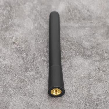 Imagem de Antena Curta para Carro AM FM Sinal de Rádio Aéreo Universal Preto Alumínio