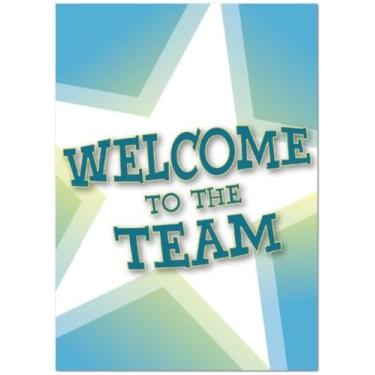 Imagem de 25 Cartas de funcionários Welcome to the Team – Desenho de estrelas divertidas – 26 Envelopes brancos – FSC Mix