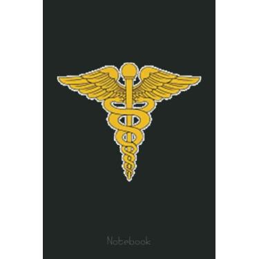 Imagem de Army Medical Corps Branch Military Veteran Notebook: US Navy Veteran Veterans Memorial Day, Journal 6 x 9, 110 Page Blank Lined Paperback Journal/Notebook Gift For Family Friends