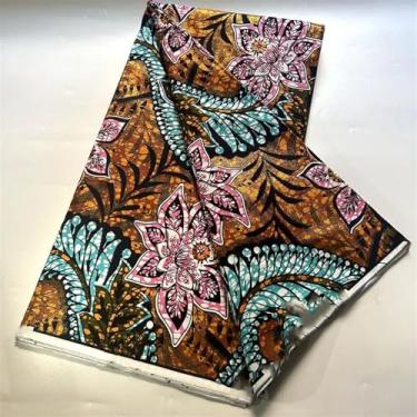 Imagem de Tecido cera dourada africana algodão material rapper Batik Ankara original de alta qualidade novo material pagne manutenção para costura (como imagem-34)