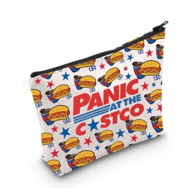 Imagem de G2TUP Bolsa de maquiagem Whoresale Presentes de prostituta presentes apenas para membros Whoresale Hot Dog Bolsa com zíper, Pânico, Ajuste