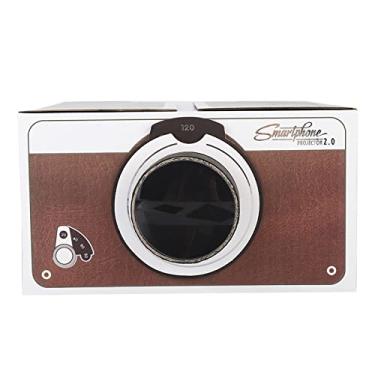 Imagem de Projetor de papelão para celular, projetor de filmes, ambientes internos, Bluetooth, segunda geração, mini DIY, casa, portátil, para smartphone, cinema em casa