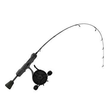 Imagem de 13 FISHING - FreeFall Ghost Stealth Edition Ice Combo – 68,5 cm L (leve) – FF Ghost + Tickle Stick (assento de moline) – Recuperação da mão esquerda – Camuflagem preta/cinza – StealthFF-LH-27L