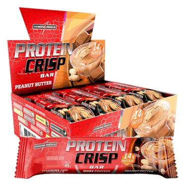 Imagem de Integralmédica - Barra de Proteína Whey Protein Crisp Bar Peanut Butter - Snack Proteíco - Pré e Pós-Treino - Display com 12 Unidades