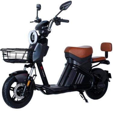 Imagem de Bicicleta Scooter Elétrica Autopropelida 1000W E-Trek Duos Preta