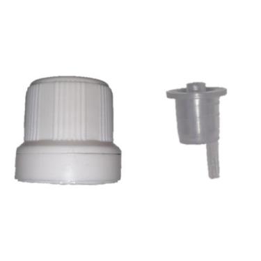 Imagem de Tampa Lacre Branco De 18mm Com Gotejador kit 20 unidades - RC MINASMEL