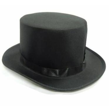 Imagem de Cartola Chapéu Alta de Mágico Preto - Abrakadabra, Unica, U