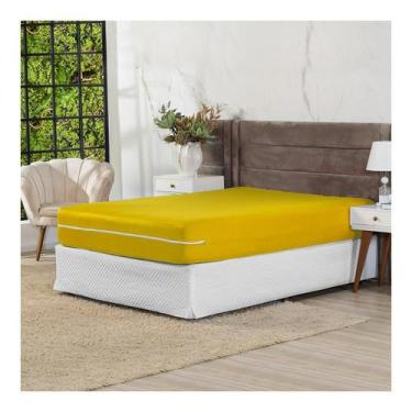 Imagem de Capa De Colchão Malha Gel Queen Zíper - Shop Casa Nobre, Amarelo