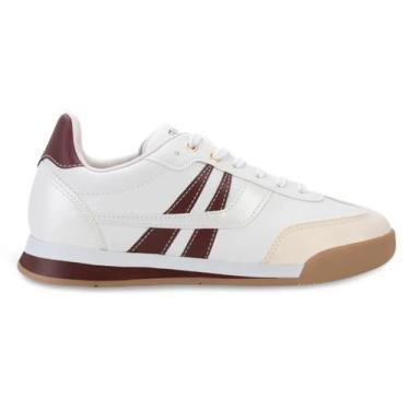Imagem de Tênis Ramarim Feminino Flatform Casual 2596101 Branco Retro, 36, Branc