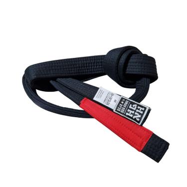 Imagem de Faixa Preta Básica Com Ponta Vermelha, Haganah, Adulto, A2