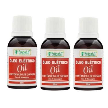 Imagem de KIT3 Óleo Elétrico com Eucalipto e Copaíba 30ml gotas Original Pronatu