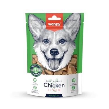Imagem de Petisco Cães Wanpy Freeze Dried Truly Super Premium Vários Sabores Bacon Born (40g, Fígado de Frango)