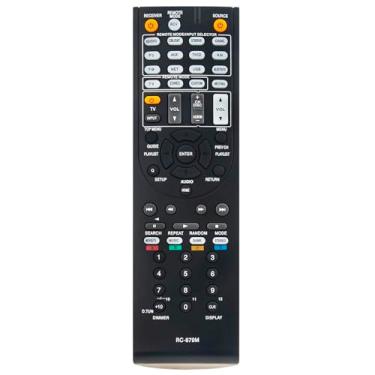Imagem de RC-879M substitui o controle remoto de áudio e vídeo compatível com receptor AV Onkyo HT-R393, HTR393, TX-NR535, TXNR535, HT-R593, HTR593, HT-S3700, HTS3700, TX-SR333, TXSR333
