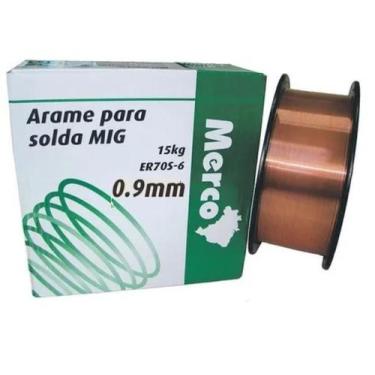 Imagem de Arame Para Solda Mig 0,9 Mm 15 Kg Er-70S6 - Merco
