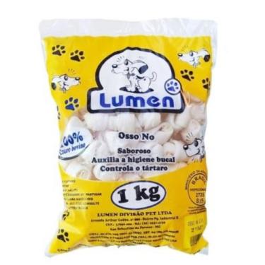 Imagem de Osso comestível cachorros caes ossinho nó 4/5 - Petisco Pet