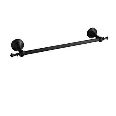 Imagem de Conjunto de ferragens de banheiro, roupão, ganchos de parede, toalheiro, barra, prateleira, suporte de papel de seda, prateleira dourada preta, multifuncional, A6248GN (A62132b)