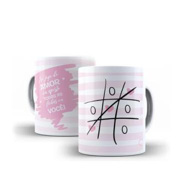 Imagem de Caneca Porcelana Dia Dos Namorados No Jogo Do Amor - Villa Caneca