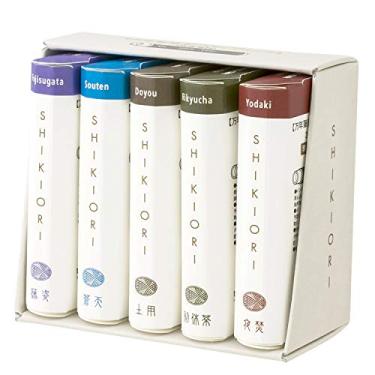 Imagem de Caneta-tinteiro Sailor 13-1750-002, tinta de cartucho, trama para quatro estações, conjunto de 5 cores, verão