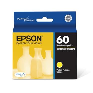 Imagem de Epson T060420 DURABrite Tinta de cartucho de capacidade padrão ultra amarela