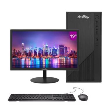 Imagem de Computador Pc Cpu Completo Intel Core I3 8gb Ssd 256gb Windows 10 Moni