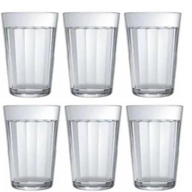 Imagem de Jogo de 6 Copos de Vidro Americano 325ML - Wincy Casa