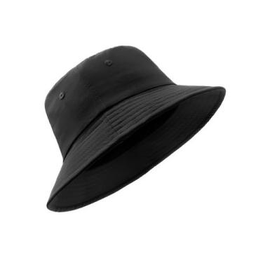 Imagem de Chapéu de sol Bucket Zylioo extra grande, leve, preto