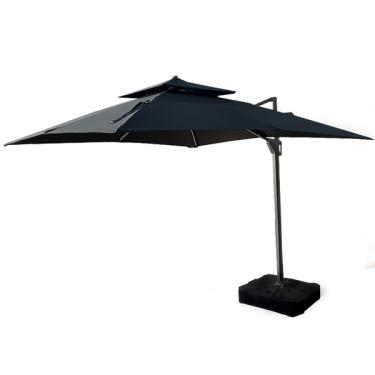 Imagem de Ombrelone Guarda Sol Java Aluminio 3 0 X 3 0  C/ Base 100l -