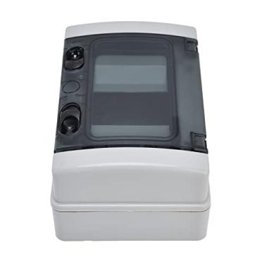Imagem de Caixa de Distribuição de Energia Com Tampa Transparente de Trilho DIN de 4 Vias IP65 à Prova D'água ABS + Proteção de Junção de PC Caso para Uso Interno e Externo Em Vários